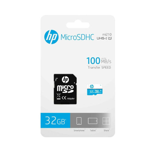 بطاقة ذاكرة MicroSD U1 سعة 32 جيجابايت من HP