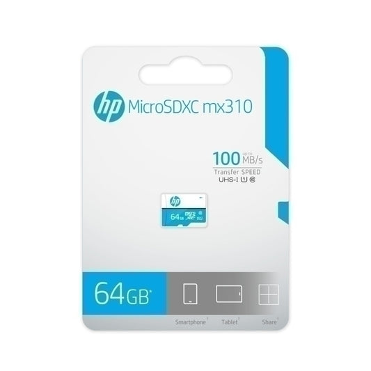 بطاقة ذاكرة MicroSD U1 من HP بسعة 64 جيجابايت