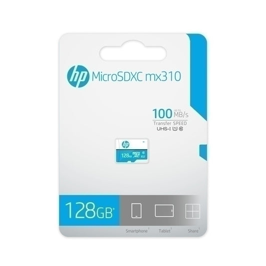 بطاقة ذاكرة MicroSD U1 سعة 128 جيجابايت من HP