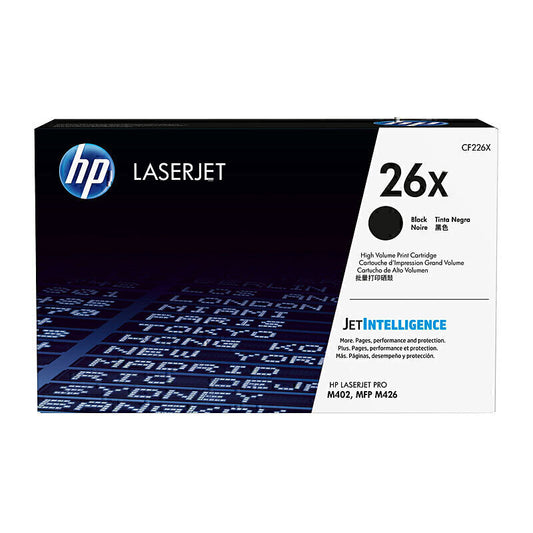 HP CF226X (#26X) Genuine Black Toner Cartridge - 9,000 Pages