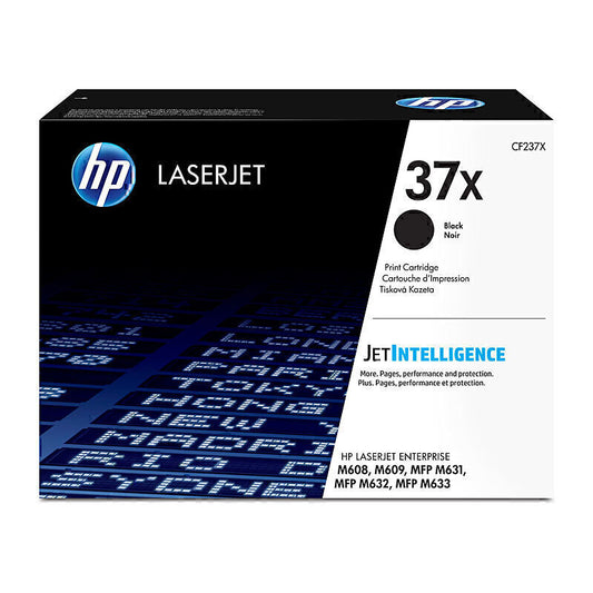 HP CF237X (#37X) Genuine Black Toner Cartridge - 25,000 Pages