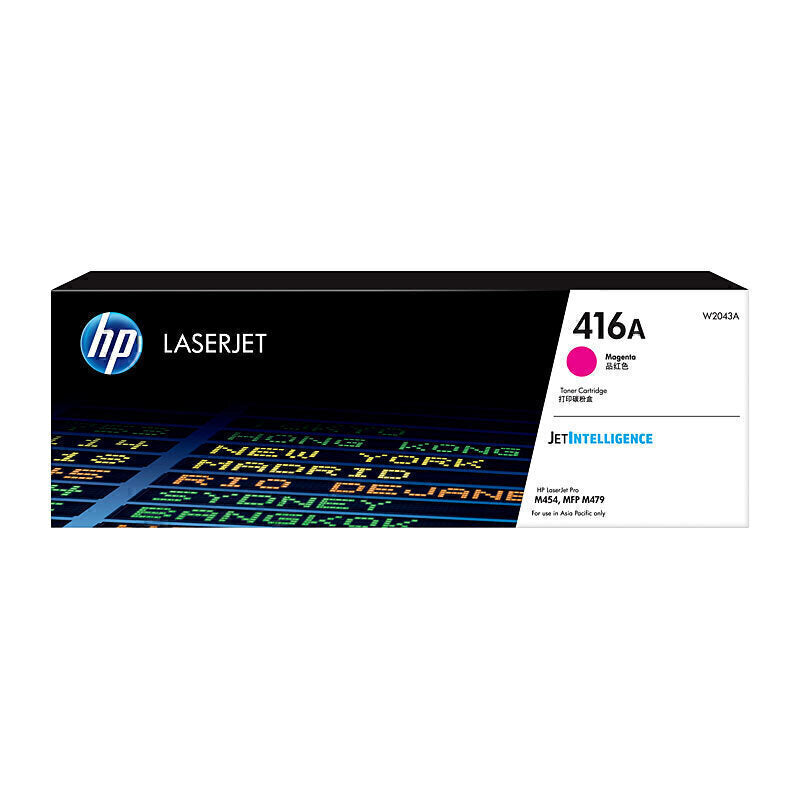 HP W2043A (#416A) Genuine Magenta Toner Cartridge - 2,100 Pages