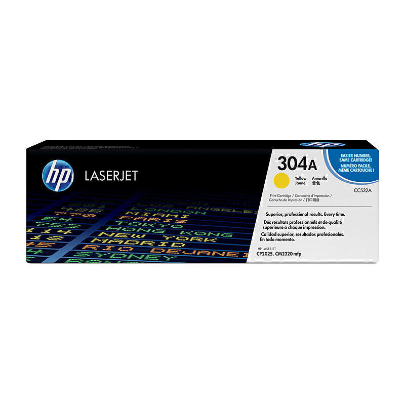 HP #304A Yellow Toner CC532A