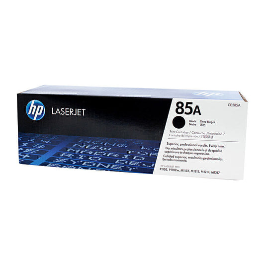 HP CE285A (#85A) Genuine Black Toner Cartridge - 1,600 Pages