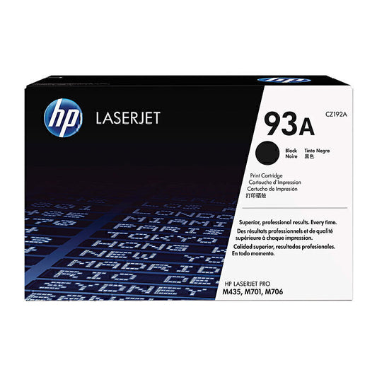 HP #93A Black Toner CZ192A