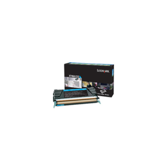 Lexmark X746A1CG Cyan Pre Cart