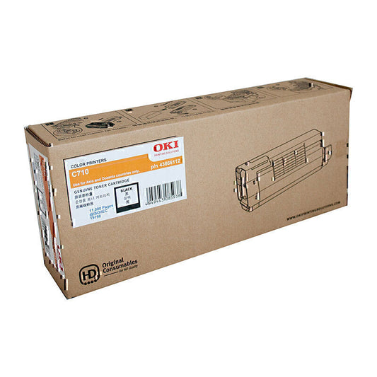 Oki C710N/C711N Black Toner - 44318612